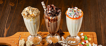 Authentic recipe, Classic milkshake, Creamy texture, Sweet and satisfying HD wallpaper
