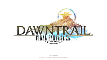 Final Fantasy 14 Dawntrail Logo, video game, Final Fantasy XIV: Dawntrail HD wallpaper