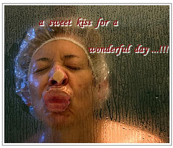 Sweet kiss, sweet, wet, kiss, water, woman HD wallpaper