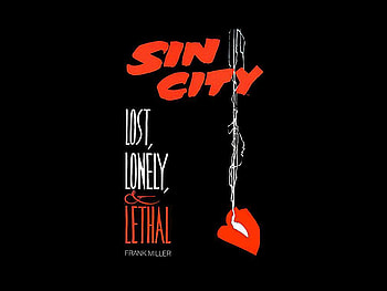 Sin City, comic, lips, city, sin HD wallpaper