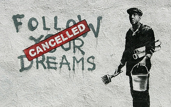Follow Your Dreams, Banksy HD wallpaper