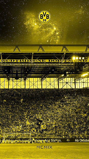 BVB Dortmund, Yellow wall, Borussia Dortmund, Football club HD phone wallpaper