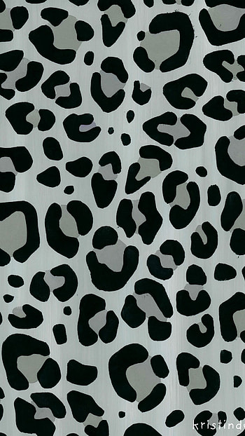 Cheetah Print, Black And White Print HD phone wallpaper