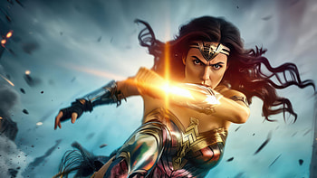 Courage Of Wonder Woman , wonder-woman, superheroes, artwork, art, ai, digital-art, deviantart HD wallpaper
