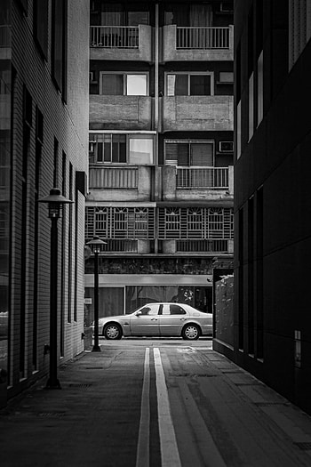 Cars, City, Car, Bw, Chb, Street HD phone wallpaper