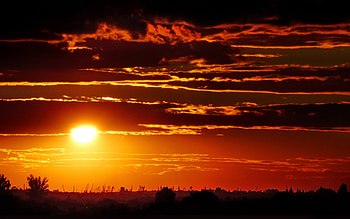 Landscape, Sunset HD wallpaper