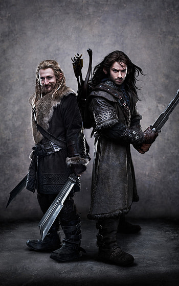 Dwarfs The Hobbit, Kili Fili, Brotherly bond, Middle Earth's guardians HD phone wallpaper