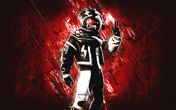 Fortnite Black White Growler Skin, Fortnite, main characters, red stone background, Black White Growler, Fortnite skins, Black White Growler Skin, Black White Growler Fortnite, Fortnite characters HD wallpaper