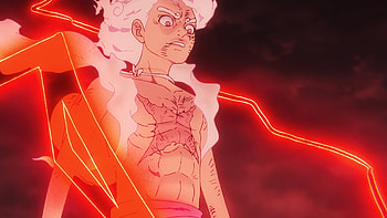 Luffy Gear 5 — Crimson Surge | Red Thunder | Awakening, Anime, One Piece, Monkey D. Luffy, Gear 5 (One Piece) HD wallpaper