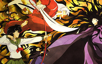 InuYasha, Anime series, High-resolution , Artistic designs HD wallpaper