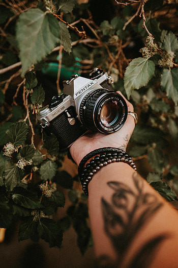 Hand, Miscellanea, Miscellaneous, Vintage, Tattoo, Retro, Camera HD phone wallpaper