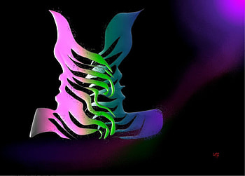 Perfiles, oscuro, color, vista, union HD wallpaper