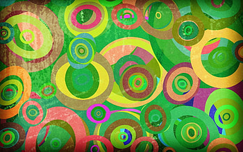 Circles, Bright, Multicolored, Motley, Texture, Textures, Pencil HD wallpaper