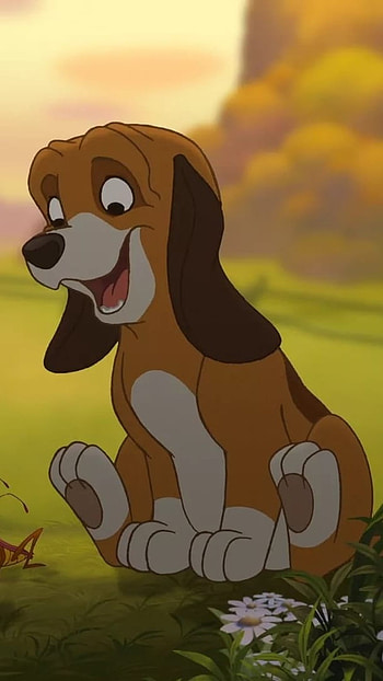Cartoon Dog, The Fox And The Hound, Movie HD phone wallpaper