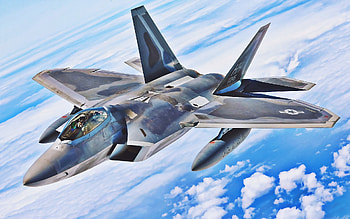 Lockheed Martin F-22 Raptor, US Air Force, blue sky, combat aircraft, jet fighter, fighter, USAF, R, Lockheed Martin, US Army HD wallpaper