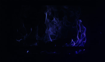 Blue Fire Flames, darkblue, fantasy, fire, flames HD wallpaper