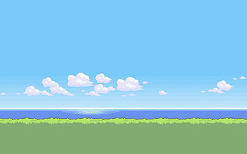 8 Bit Nature, 8-bit, artist, digital-art HD wallpaper