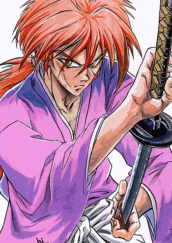 Kenshin, Rurouni Kenshin, Battsamacr artwork HD phone wallpaper