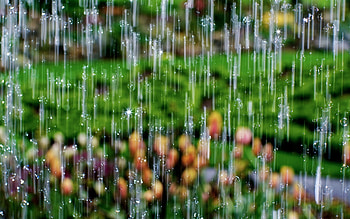 Rain, Drops, Macro, Waterfall HD wallpaper