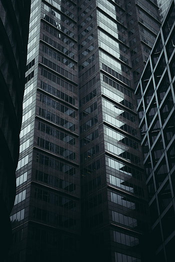 Architecture, Skyscraper, Building, Miscellanea, Miscellaneous, Glass, Facade HD phone wallpaper