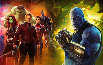 Avengers Infinity War 2018 Movie Poster, avengers-infinity-war, 2018-movies, movies, poster, star-lord, thanos, gamora, spiderman, war-machine, hulk, artist, deviantart HD wallpaper