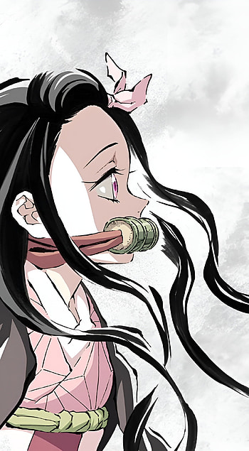Demon Slayer Nezuko Kamado Anime, Anime, Demon Slayer: Kimetsu no Yaiba, Nezuko Kamado HD phone wallpaper