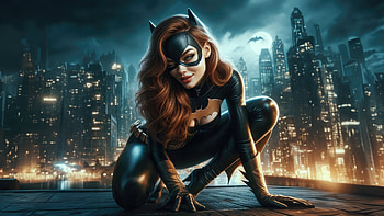 The Origin Of Batgirl, batgirl, superheroes, artwork, art, ai, digital-art, deviantart HD wallpaper