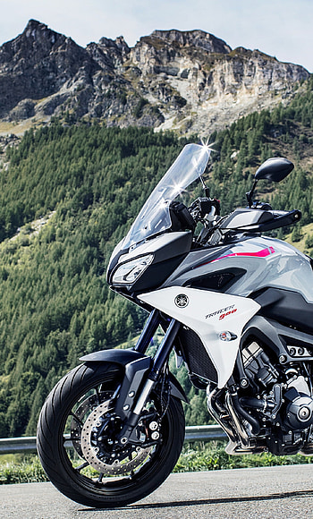 Yamaha Tracer 9 GT, Exquisite detailing, Striking aesthetics, Captivating visuals HD phone wallpaper