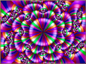 Rainbow Flower, colors, rainbow, layers, flower HD wallpaper