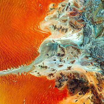 Nature, Sand, Desert, View From Above, Africa, Namib HD phone wallpaper
