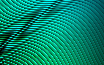turquoise abstract waves, creative, wavy textures, waves patters, background with waves, 3D textures, waves textures, waves 3D texture HD wallpaper