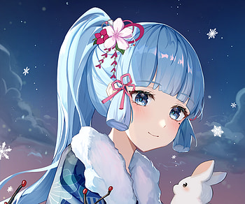 Kamisato Ayaka, Kamisato Ayaka (Genshin Impact), video game, Genshin Impact HD wallpaper