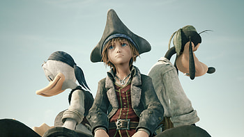 Donald Duck and Sora, Goofy HD wallpaper