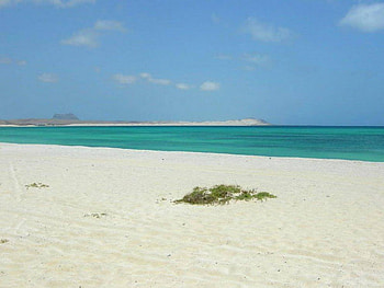 Cabo Verde, blue, tranquility, island, beach HD wallpaper