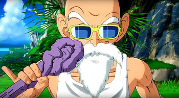 Master Roshi, Dragon Ball FighterZ addition, Legendary fighter, Unleashing power HD wallpaper