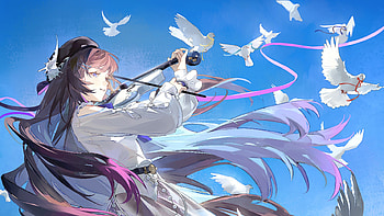 Hysilens: Pigeon Flight — Honkai: Star Rail, video game, Honkai: Star Rail, pigeon HD wallpaper