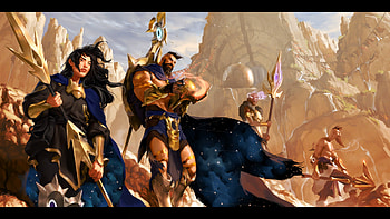 Pantheon (League Of Legends), video game, Legends of Runeterra HD wallpaper