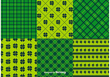 Pattern, texture, green, clover, st patrick HD wallpaper