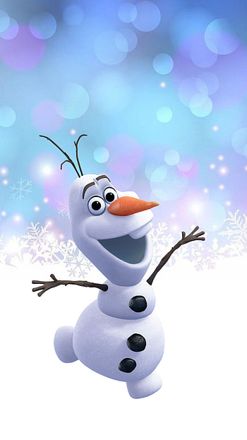 Olaf, Winter wonderland, Disney magic, Charming snowman HD phone wallpaper