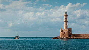 Old-stone-lighthouse, SKy, stone, lighthouse, Old HD wallpaper