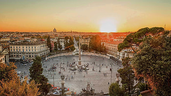 Piazza del Popolo, Rome HD wallpaper