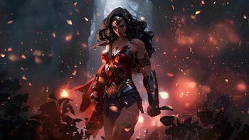 Amazonian Explorer Wonder Woman, wonder-woman, superheroes, artwork, artist, digital-art, deviantart HD wallpaper