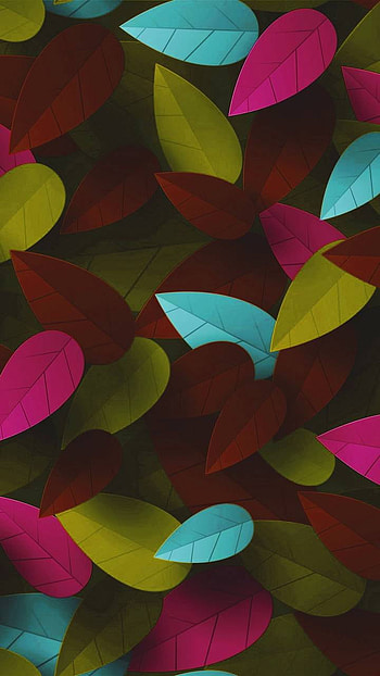Colorful Leaves, colors, colorful, artistic, leaf HD phone wallpaper