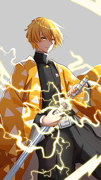 Zenitsu, Demon HD phone wallpaper