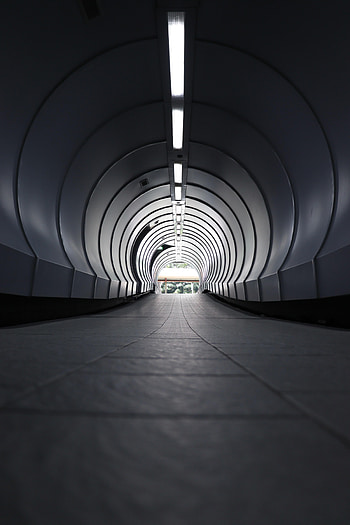 Architecture, Miscellanea, Miscellaneous, Grey, Tunnel HD phone wallpaper