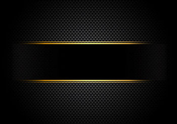 Carbon fiber background and texture and lighting with black label, Gold Carbon Fiber HD wallpaper