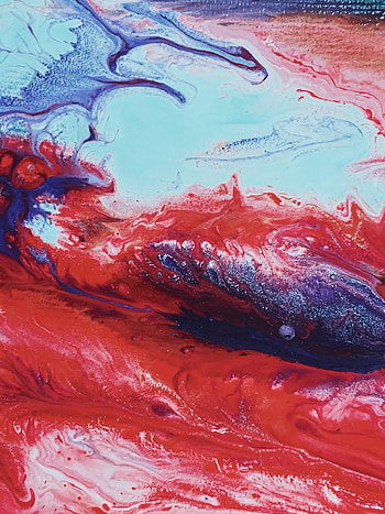 Red themed art, abstraction, art HD phone wallpaper