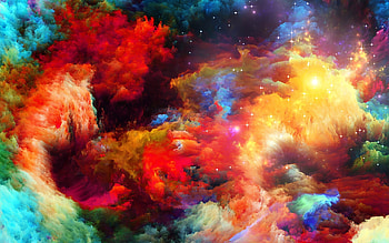Abstract, rainbow, color, explosion HD wallpaper