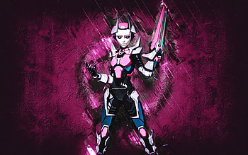 Fortnite Mechafusion Infiltrator Lexa Skin, Fortnite, main characters, purple stone background, Mechafusion Infiltrator Lexa, Fortnite skins, Mechafusion Infiltrator Lexa Skin, Mechafusion Infiltrator Lexa Fortnite, Fortnite characters HD wallpaper