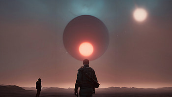 Reactant Origin, exoplanet, barren, Sci Fi HD wallpaper